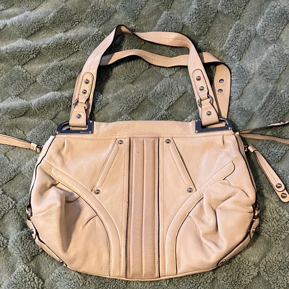B. makowsky Tan Leather Women's Bag